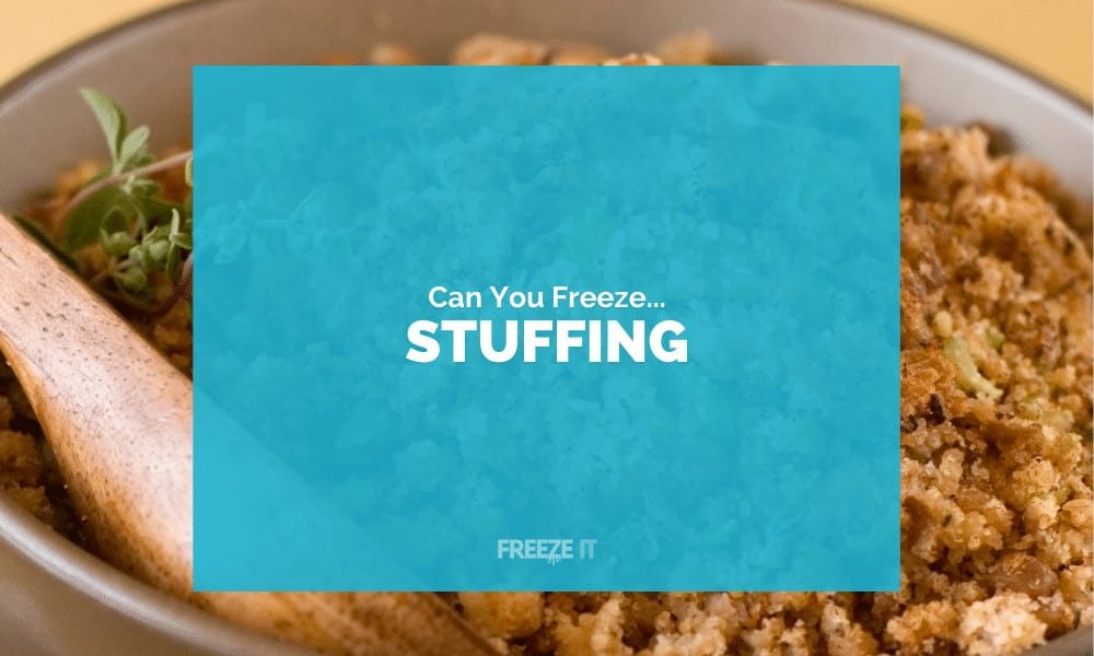 Can You Freeze Stuffing