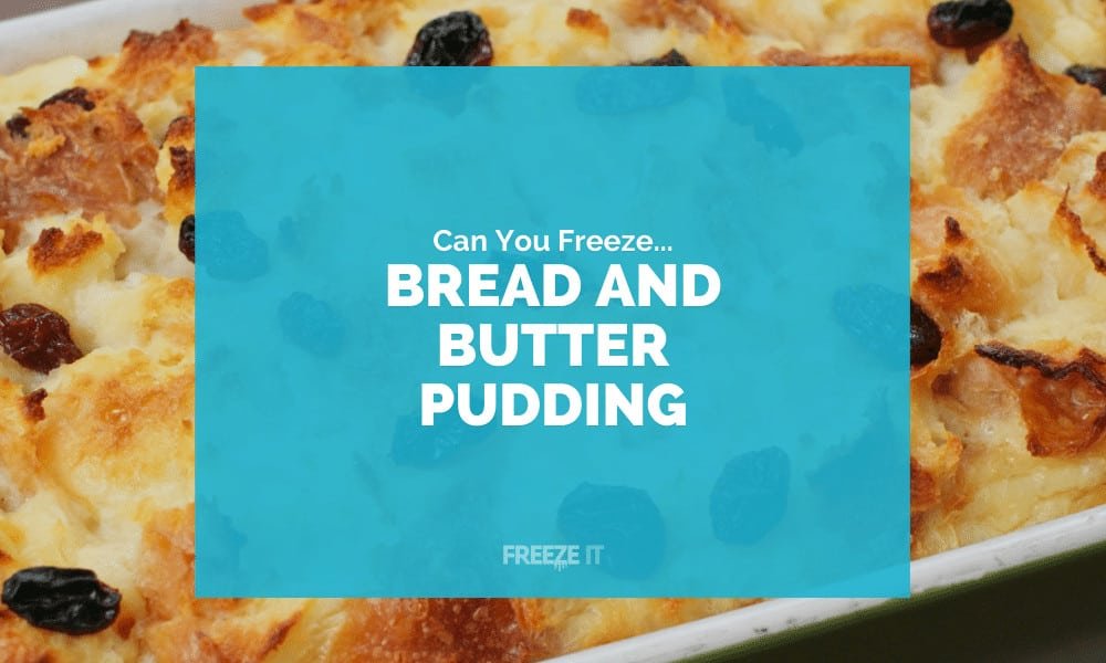 Can You Freeze Bread and Butter Pudding