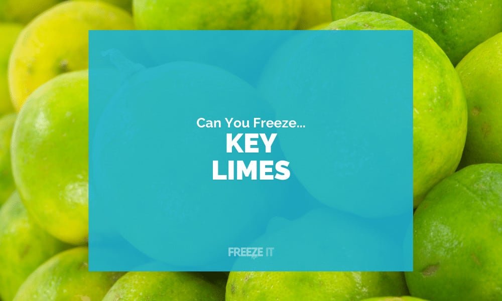 Can You Freeze Key Limes