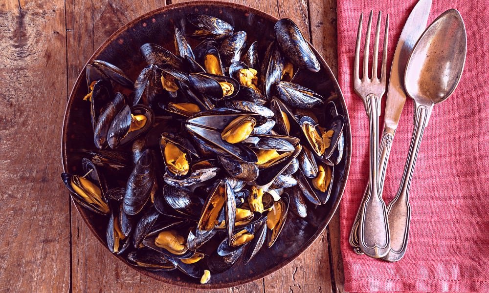 Freeze Cooked Mussels