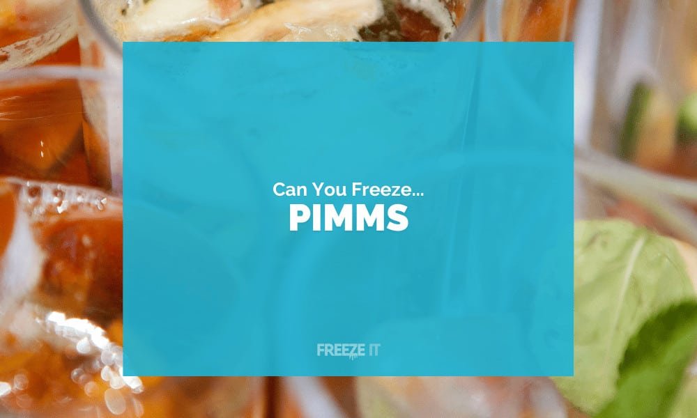 Can You Freeze Pimms