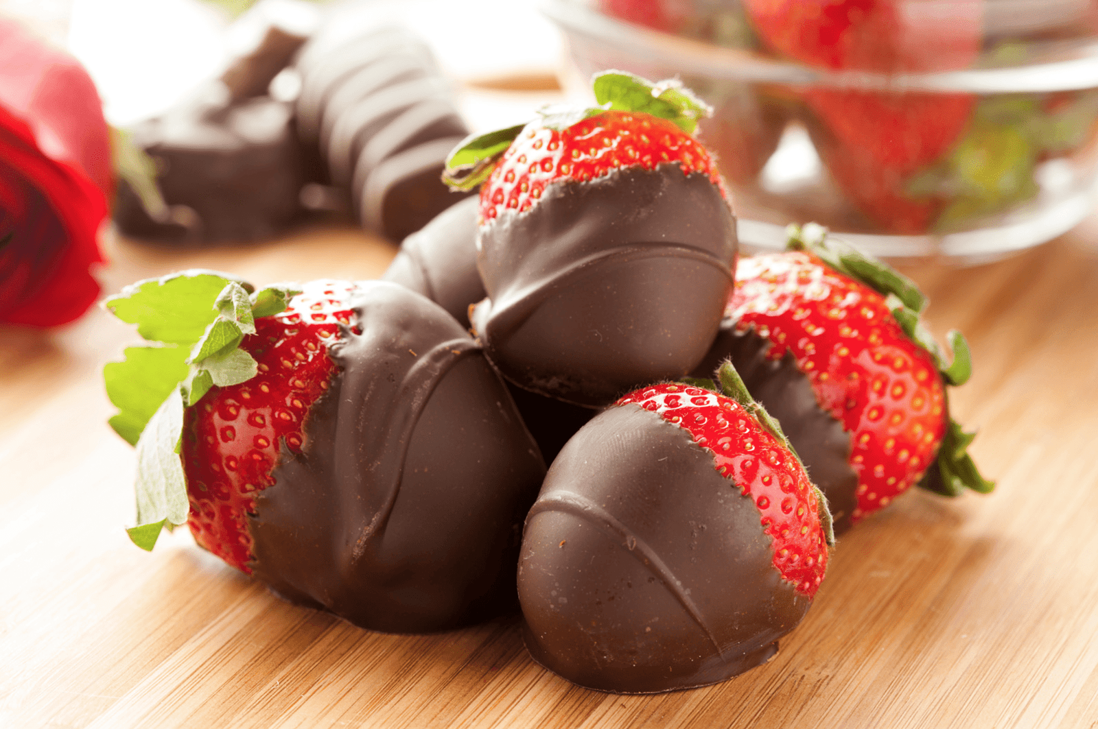 Nutella Covered Strawberries