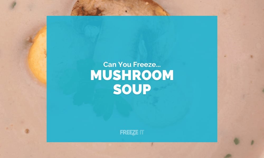 Can You Freeze Mushroom Soup