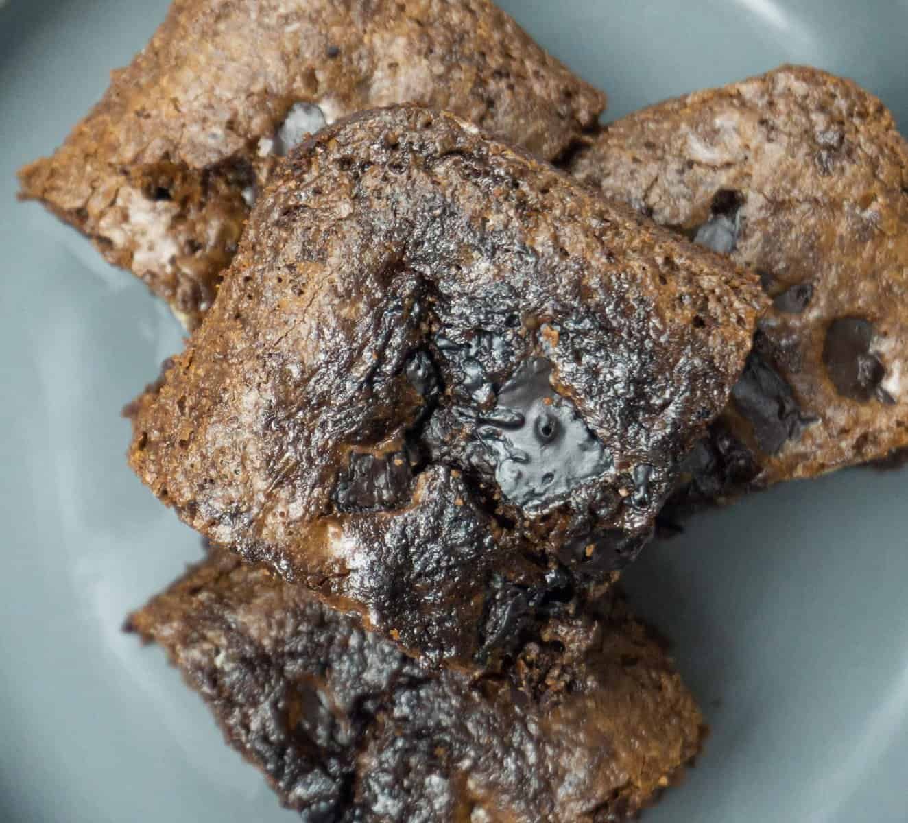 5 Ingredient Flourless Brownies