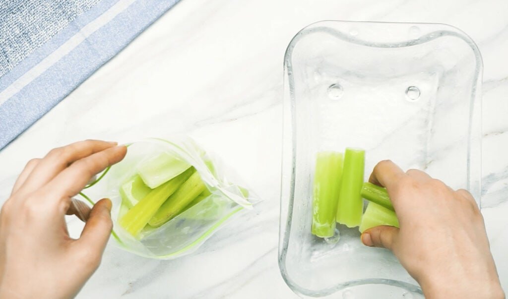 Bag Up Frozen Celery