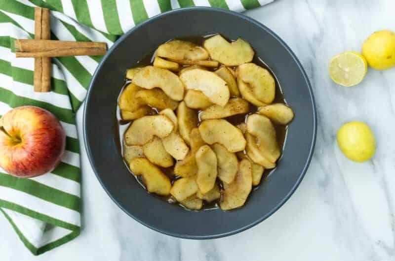 Quick Stewed Apples in the Microwave Recipe