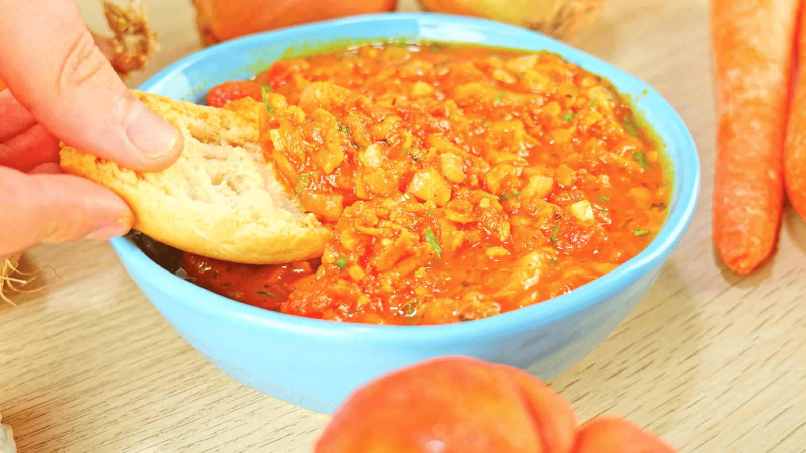 Sicilian Tomato Sauce (side view bread dip)